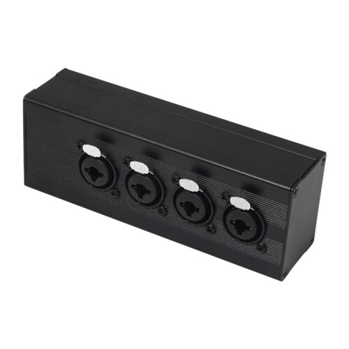 3Pin XLR Cable Extender Balanced Audio Splitter for Live Stage,Lighting,Audio Recording Studio 1