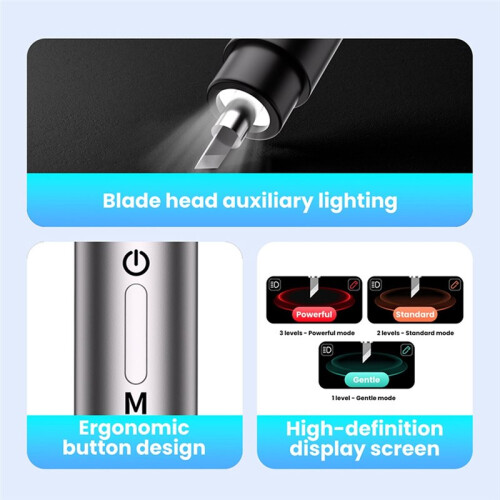 DC12V FS-F1 Ultrasonic Cutter Handheld DIY Engraving Tool Multi-Function Type-C Connection Port EU 2