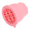 Makeup Brush Cleaner Cup Silicone Pink Portable 2