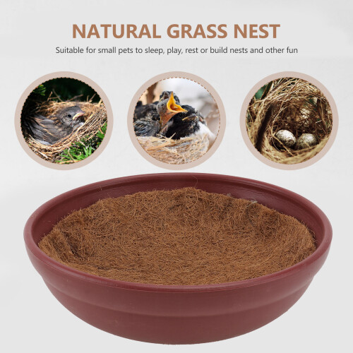 1Set Durable Pigeon Nest Pad Set Plastic Coir Mat Assorted Colors 2