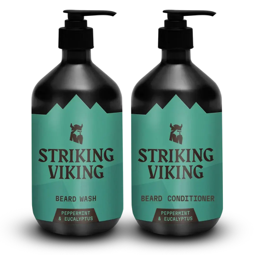 Beard Shampoo & Conditioner Set - Peppermint & Eucalyptus