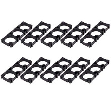 26650 Battery Holder and Spacer 3Cell Brackets, 10 Pack, Flame Resistant, Anti Vibration