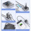 Multi 4  USB 3.2 Hub Splitter 10Gbps High Speed Extension Adapter Type C Docking Station Socket PC Accessories 4