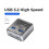 Multi 4  USB 3.2 Hub Splitter 10Gbps High Speed Extension Adapter Type C Docking Station Socket PC Accessories 7
