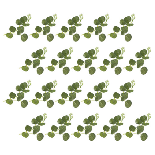 Raindrops  40 Pcs Decor Wedding Greenery Decoration Eucalyptus Leaf
