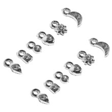 2 Sets Nail Piercings Charms Rings Jewellery Art Tools Pendant