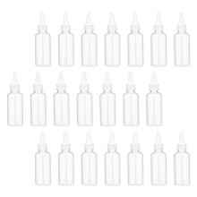 35 Pcs 30ml Squeezy Bottle Squeeze Plastic Bottles Clear Condiment