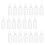 35 Pcs 30ml Squeezy Bottle Squeeze Plastic Bottles Clear Condiment 1