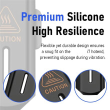 Calzini In Silicone per Hotend per Stampante 3D per SPARKX I7, Copertura Isolante per Blocco Riscaldante Hot End, Resistente al Calore, 6