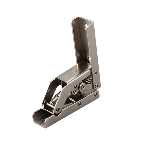 2Pcs Heavy Duty 90 Degree Folding Hinge No‑Drill Wall Mounted Table Support, Corrosion‑Resistant