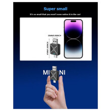 Adaptador Inalámbrico CarPlay: Convertidor Inteligente 2 en 1 para la Integración de Navegación de Coche con Cable A Inalámbrico para IOS