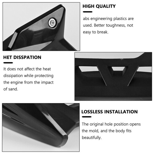 Motorcycle Chassis Protective Cover for  Eliminator 500 Se 450 400 Lower Facade Exhaust Protector