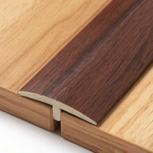 Self Adhesive Floor Transition Strip Black Walnut PVC Door Threshold Trim, Flexible Edge Protection 90cm