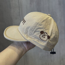 (Tan)Toddler Baseball Cap With Embroidery For Sun Shade And Daily Outdoor Use