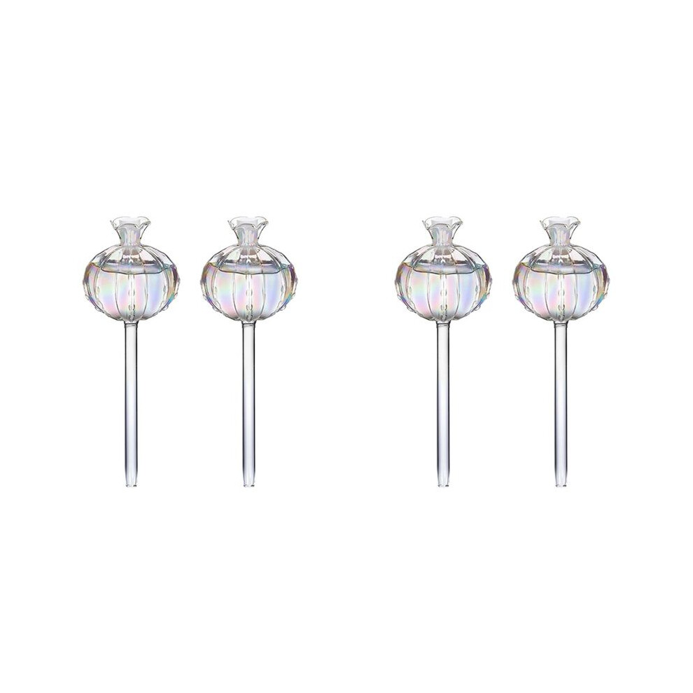 2X Glass Automatic Plant Watering Bulbs Shape Flower Plant Water Dripper Houseplant Device Drip Irrigation System 6031409425457