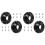 4-Pack RV-Bordsunderrede, RV-Sockel Bordsbasfläns, Bordsbensbasfäste i Plan, Bordsgolvsmontering, Bottenplatta 1