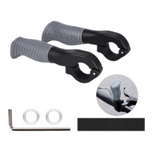 Mountain Bike Deputy Handle Cycling Handlebar Grips-grey