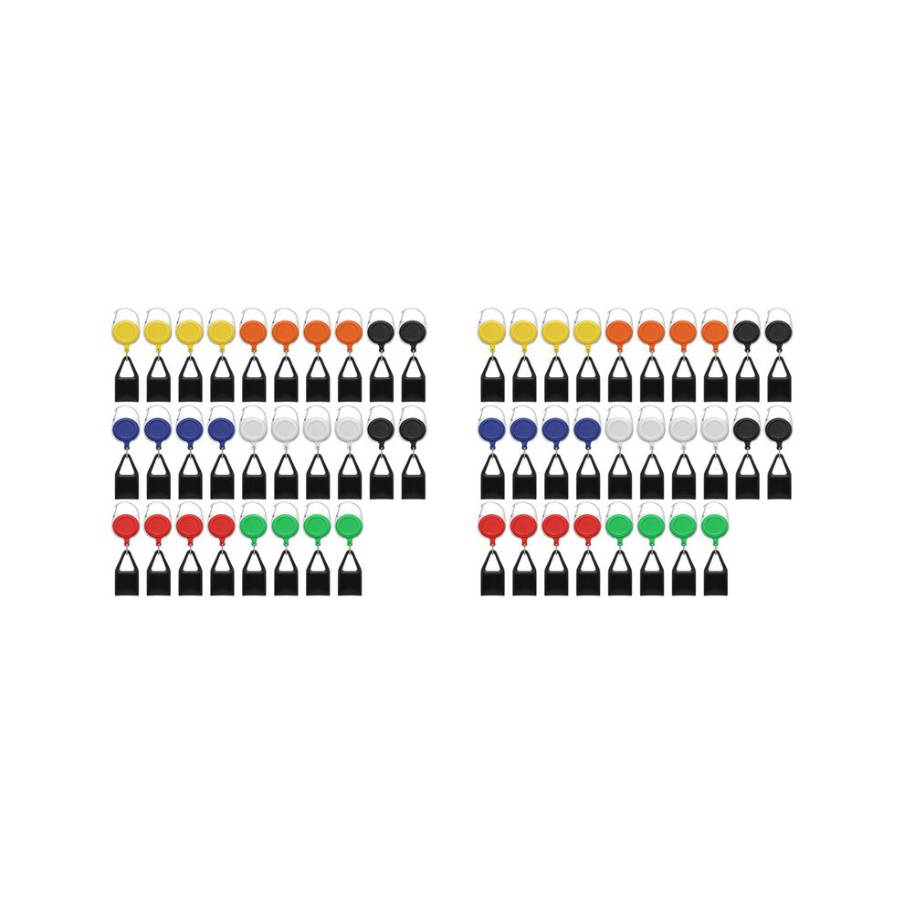 56 Pcs Retractable Lighter Holder Keychain Assorted Color, Lighter Keychains With Single Lighter Clip 6033075602675