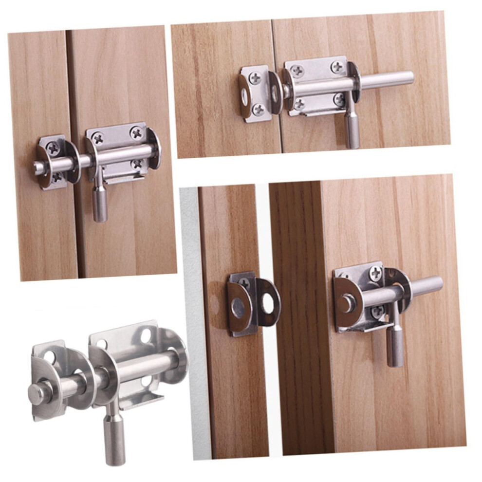 Stainless Steel Door Latch Bolt Lock Antitheft Rustresistant Flush Mount For Doors And Windows 9771547818526