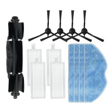 para Choice R2 / R2 Robô Aspirador de Pó Rolo Escova Lateral Filtro Hepa Panos de EsfregãO AcessóRios de Pano Kit de ReposiçãO