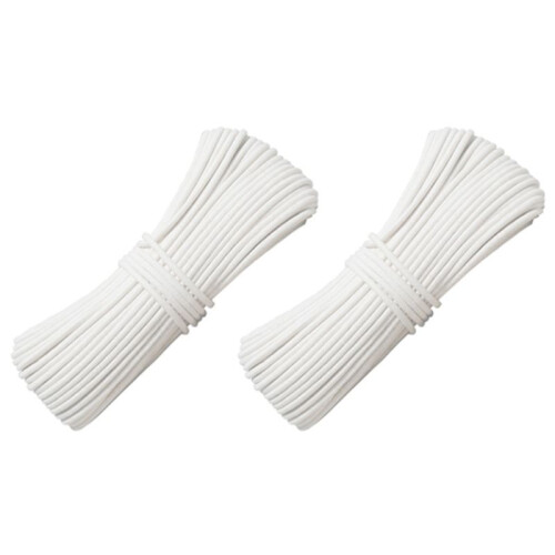 2pcs 5mm 50M Self Watering Wick Cord for Planter Pot DIY Automatic Slow Release Wicking Device Irrigation System