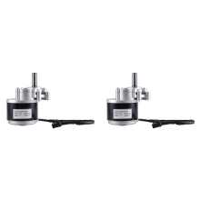 2X Motor Escovado de Baixa Velocidade 250W 24V 120Rpm, Eixo 44Mm Mais Longo, Diâmetro Do Eixo 17Mm, Motor Escovado de Engrenagem  Usado para Cadeira