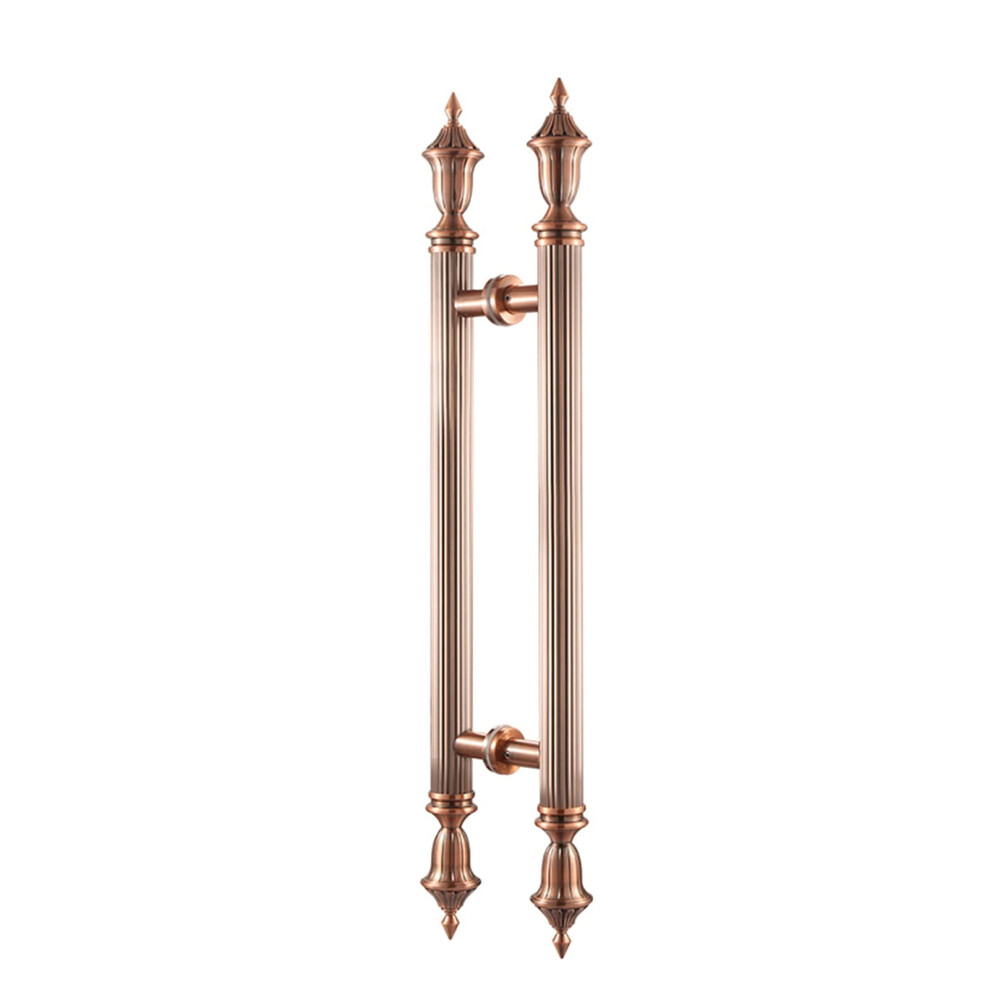 Bronze Sliding Door Handle Set 120Cm Aluminum Alloy Pull, Ergonomic Push Pull Design For Barn Doors 9330225290827