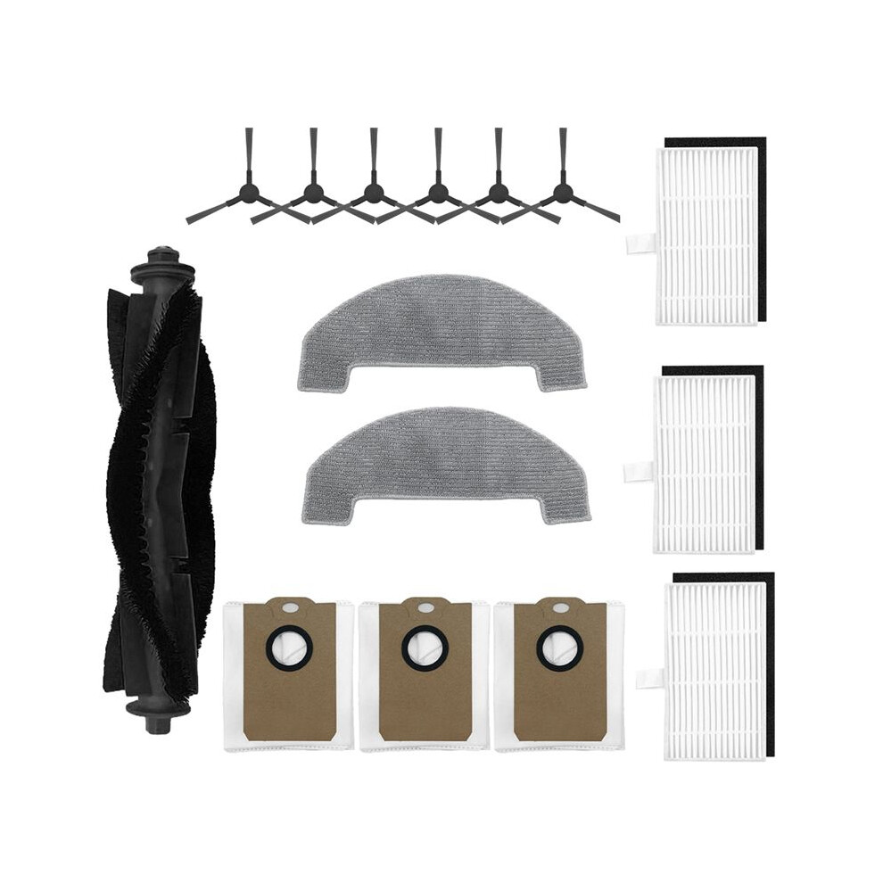 15Pcs For Monsga Ms1 Max Main Brush Side Brush Dust Bag Mop Cloth Set Robot Vacuum Accessories 6032068128963