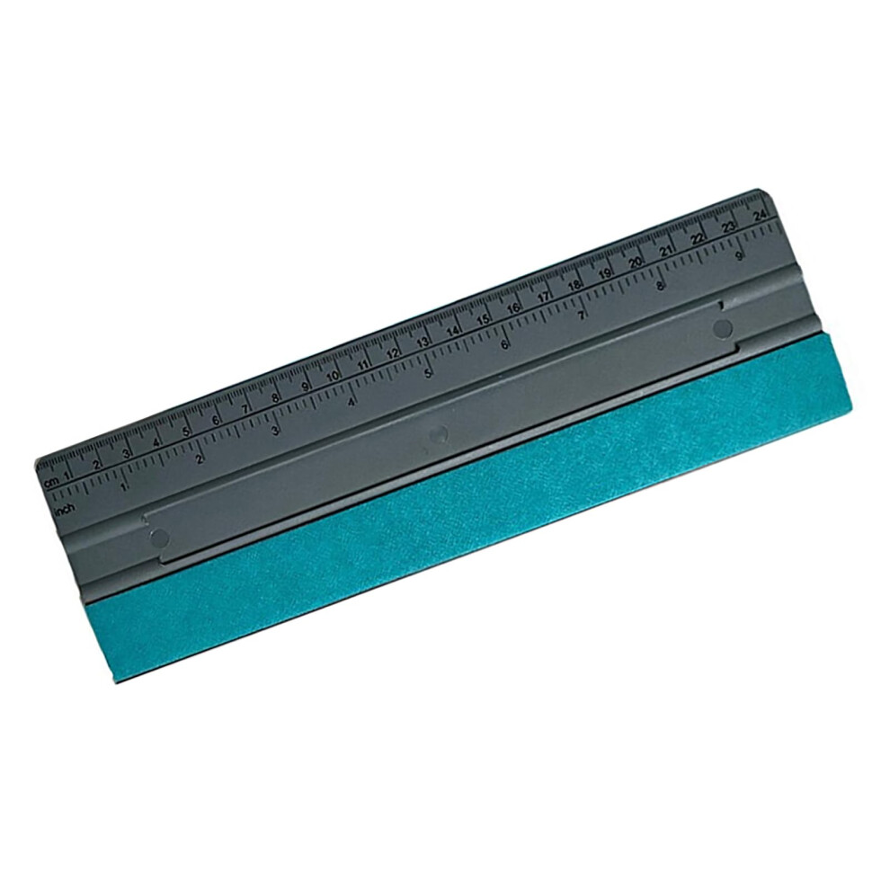 Vinyl Wrap Squeegee With Felt Edge And Ruler For Car Wrapping, Bubbleâ Smooth Finish 24Cm 9771547818571