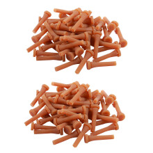100 StüCke Gummi Haar Entfernung Stick Huhn GäNse GeflüGel Zupfen Finger Plucker Picker für Enten Dauerhaft Abriebfest Rod Wachtel
