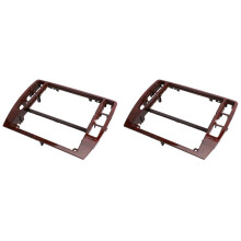 2X pour B5 Encadrement Central Centre BoîTe DéCorative Tableau de Bord Console Panneau Enregistreur de CD Cadre Radio Face Garniture 3B0 858