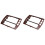2X for  B5 Middle Escutcheon Center Decorative Box Dashboard Console Panel CD Recorder Frame Radio Face Trim 1
