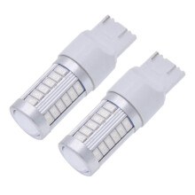 4X 7443, T20 LED Bulbs Red 900 Lumens Super Bright Turn Signals Light Brake Stop Parking Light