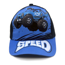(BlueBigWheel)Excavator Cartoon Cap For Children With Adjustable Fit For Activities Outdoor