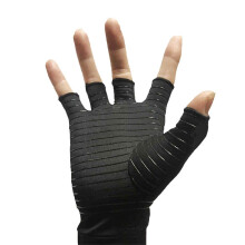 Copper Compression Gloves for Arthritis Relief and Carpal Tunnel Support, Copper Infusion, Breathable Fit, All‑Day Wear (1 Pair, M)