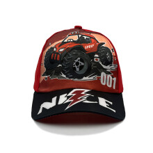 (RedBigWheel)Excavator Cartoon Cap For Children With Adjustable Fit For Activities Outdoor