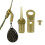 Quick Release Terminal Tackle Fishing Drop Off Run Rings with 2