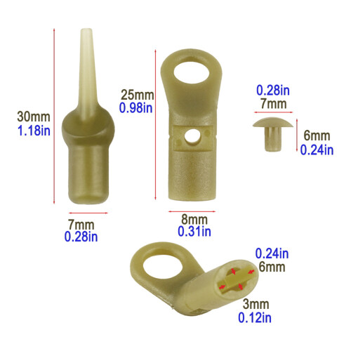 Terminal Tackle Professionelle Angel-Drop-Off-Run-Ringe für 2