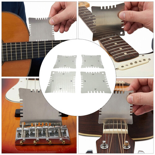 4Pcs Guitar Measurement Gauges Setup Tool for String Action 1
