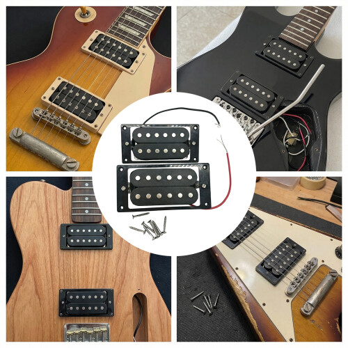 Double Coil Neck Bridge Pickup mit Montagerahmen für 1