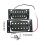 Double Coil Neck Bridge Pickup mit Montagerahmen für 3