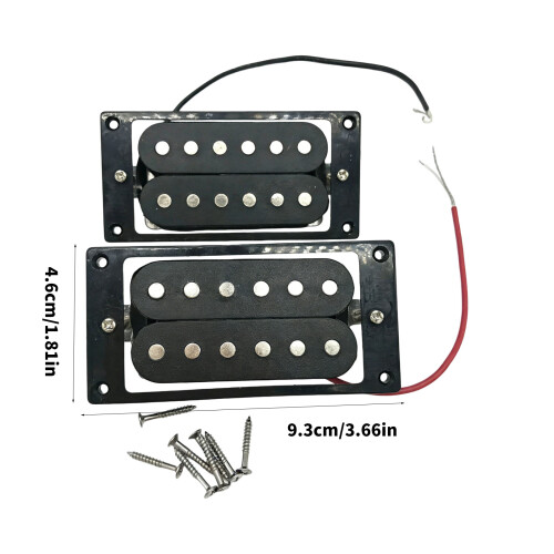 Double Coil Neck Bridge Pickup mit Montagerahmen für 2