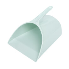 Dustpan with Ergonomic Grip Design for Home and Garden Cleaning, PP Durable Blue Scoop 8.66x9.65x5.91in