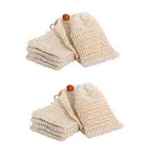 Shower Bath Sisal Soap Bag Natural Sisal Soap Bag Exfoliating Soap Saver Pouch Holder 40Pcs