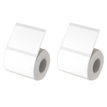 2X Nastro per Etichettatrice 50X30Mm Adesivo Impermeabile 230 Sostituzione di Etichette nel Carta con Autoadesivo per Stampante di Etichette B21/B3S