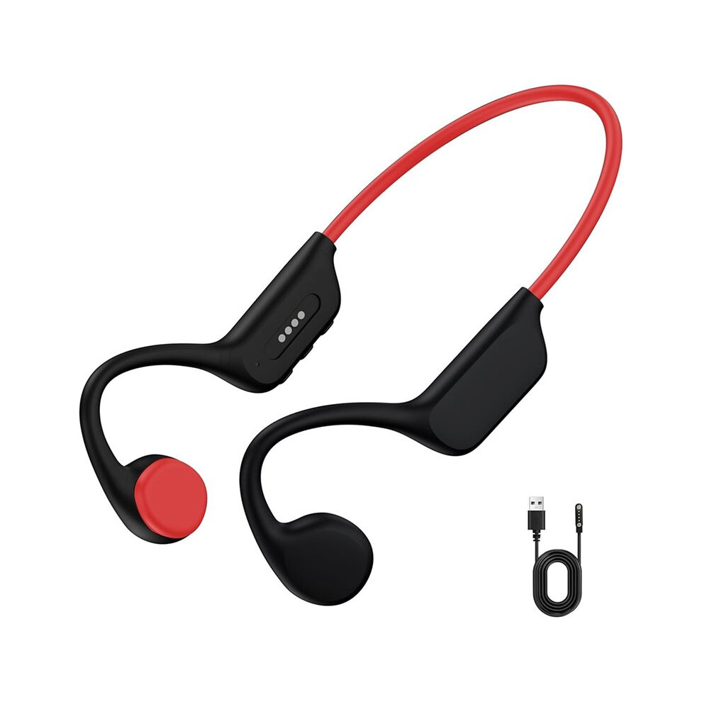 Swimming Bone Conduction Headphones, Ipx8 Waterproof Earbuds 5.4 Open Earphones Underwater Headphones 4713519315966
