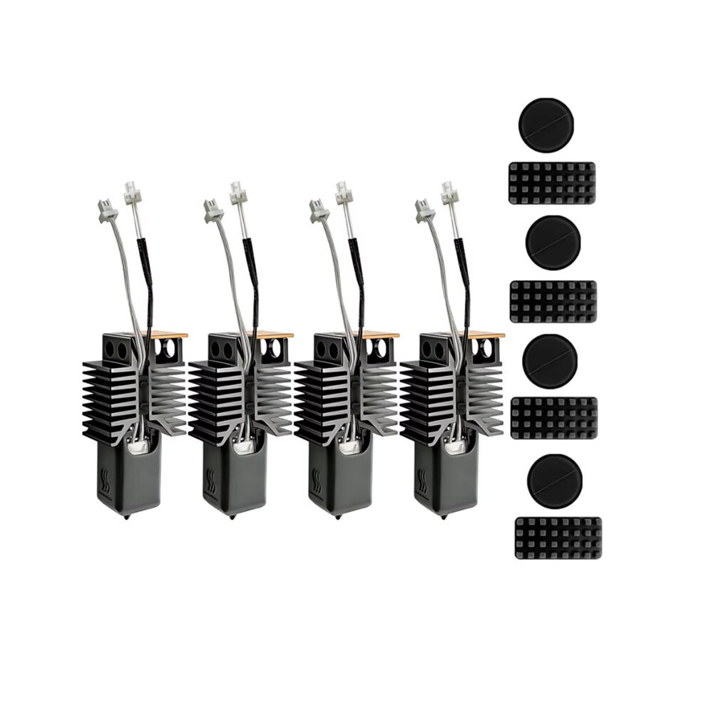 For Snapmaker U1 Hotend 0.2Mm Ceramic Block Kit Integrated Hardened Steel Nozzle For Snapmaker U1 3D Printer 6032603744900