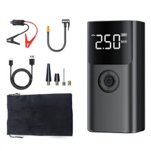 Avviatore di Emergenza Portatile per Auto, Pacco Batteria da 12000 MAh con Compressore D'Aria da 150 PSI per Auto, Camion e Motociclette.