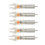 5Pcs LED Lighted Nocks Red, 6.2mm ID, 25mAh 1