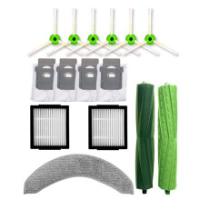 For Combo J7+ Vacuum Cleaner Main Roller Brush, Side Brush Filter Dust Bag Accessories Brush